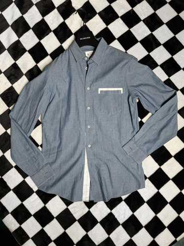 Maison Margiela RARE $362 DENIM SHIRT CHAMBRAY DRE