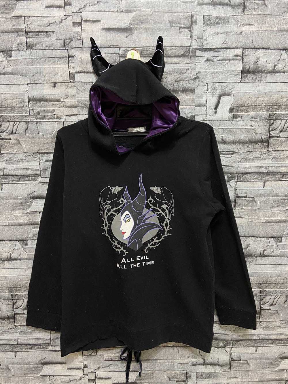 Disney × Movie Maleficent hoodie big cartoon logo - image 2