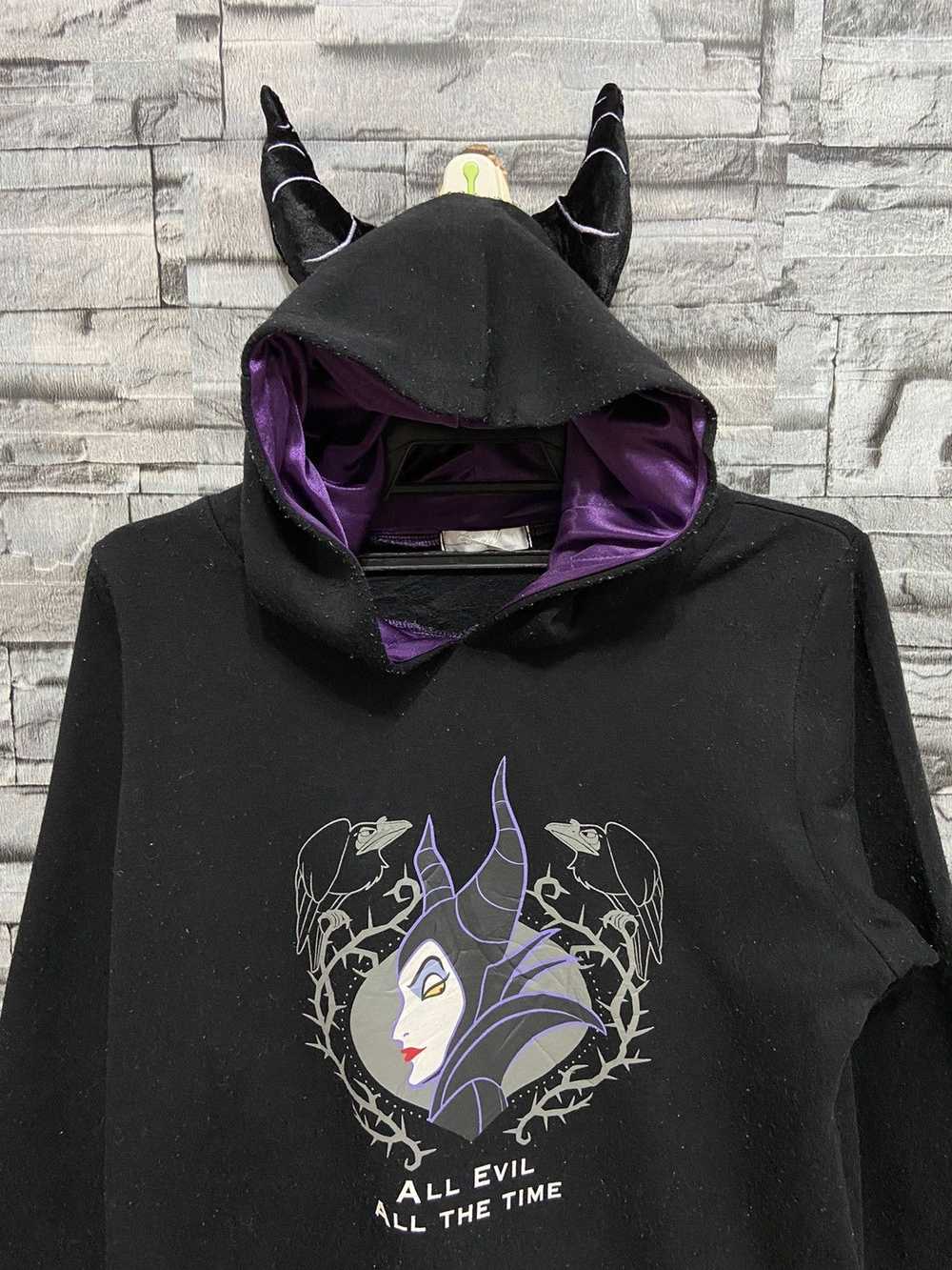 Disney × Movie Maleficent hoodie big cartoon logo - image 3