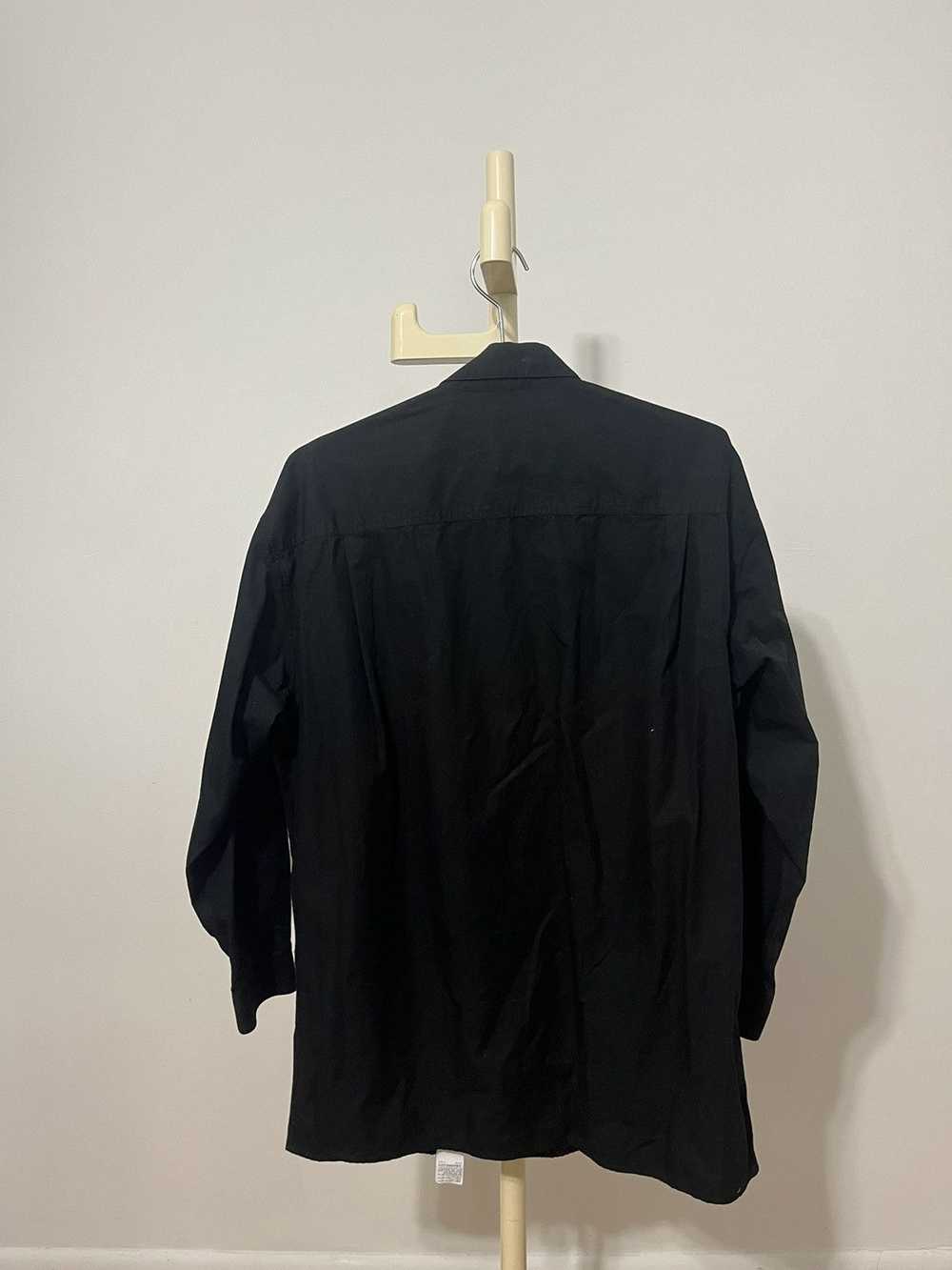 CLAUDE MONTANA◆長袖ブラウス/9/ポリエステル/PUP/760966-16// Claude Montana Claude Montana Zip Detail Black Shirt