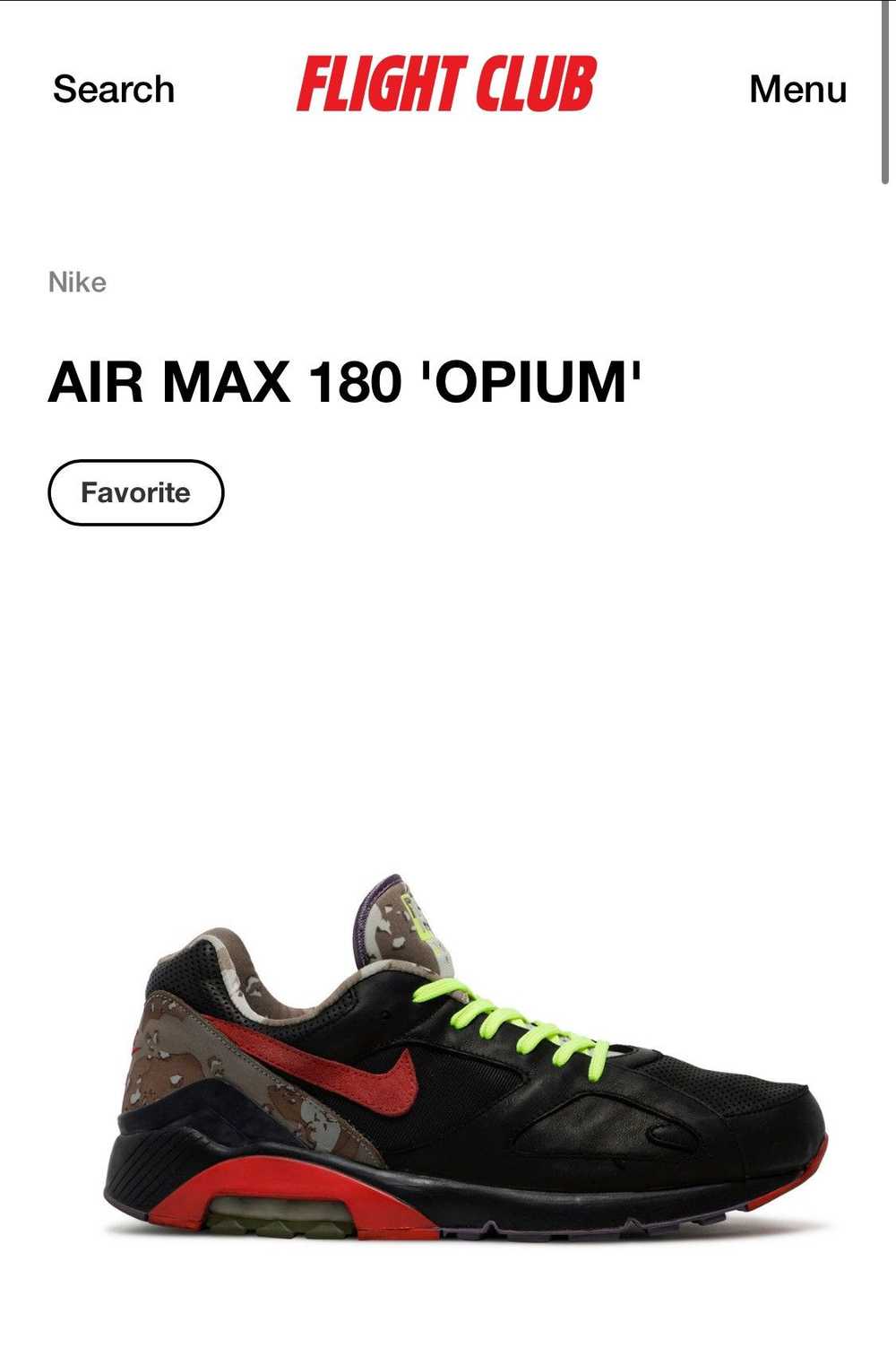 Nike INSANE “OPIUM” PARIS RARE AIR MAX 180 PRIORI… - image 2