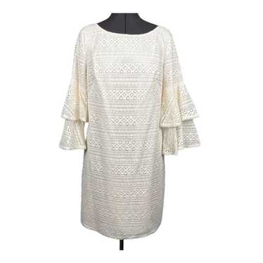 Other Eliza J Cream Lace 3/4 Bell Sleeve Pattern … - image 1