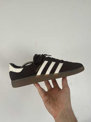 Adidas Brown Suede München Sneakers