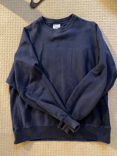 Champion Navy Champion Reverse Weave Sweatshirt