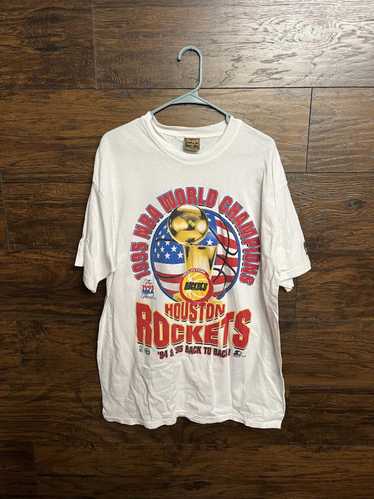 Designer VTG Houston Rockets T-shirt 1995 NBA Worl