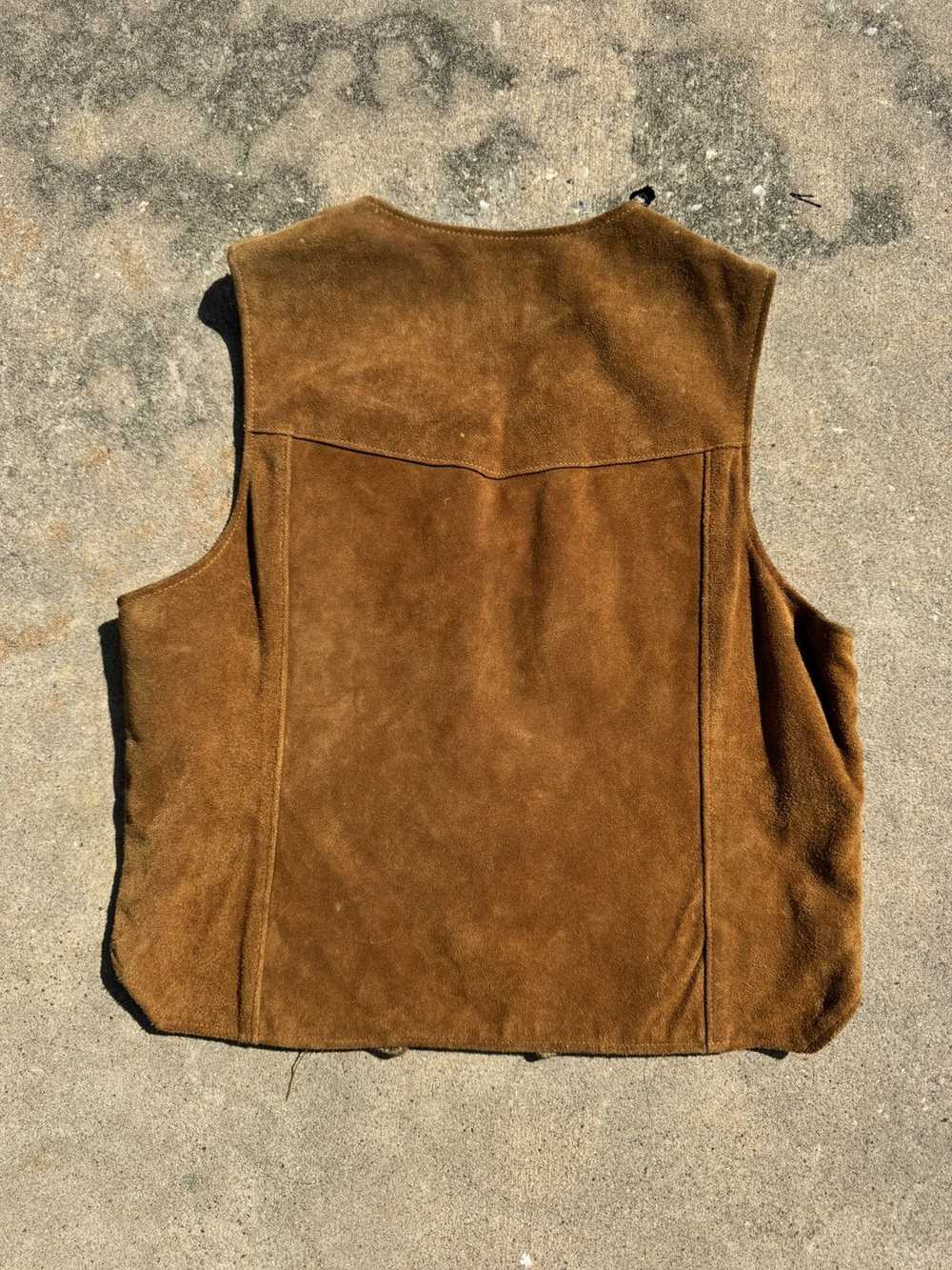 Schott × Vintage VTG Schott Rancher Brown Suede W… - image 2