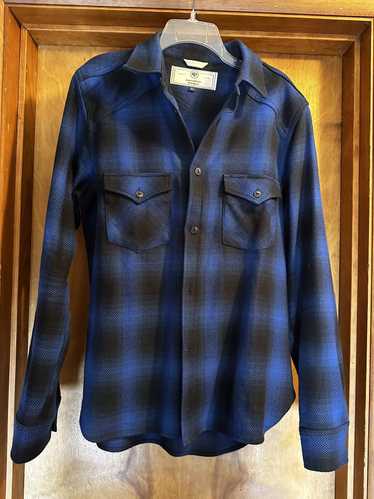 Rogue Territory Western Shirt - Blue HB Plaid - image 1