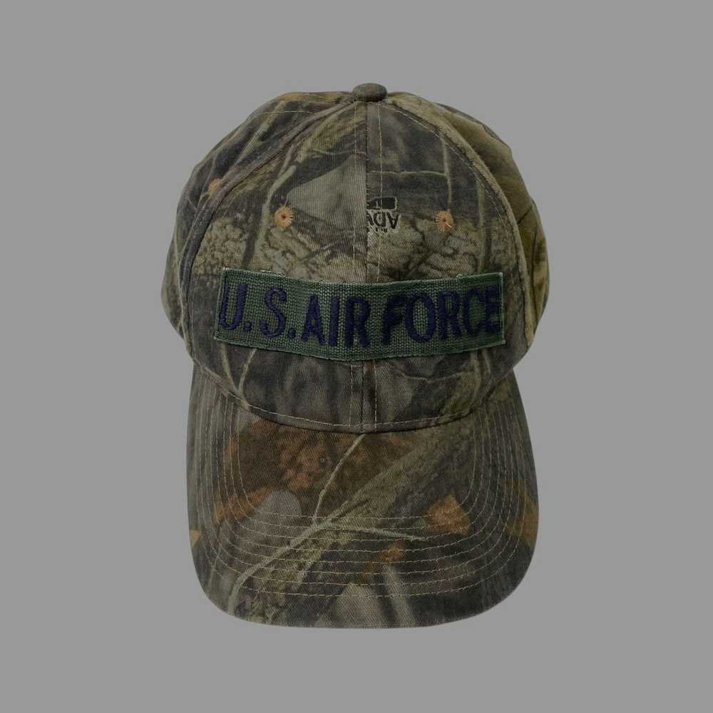 Camo × Vintage Vintage 90s camo Air Force hat - image 1