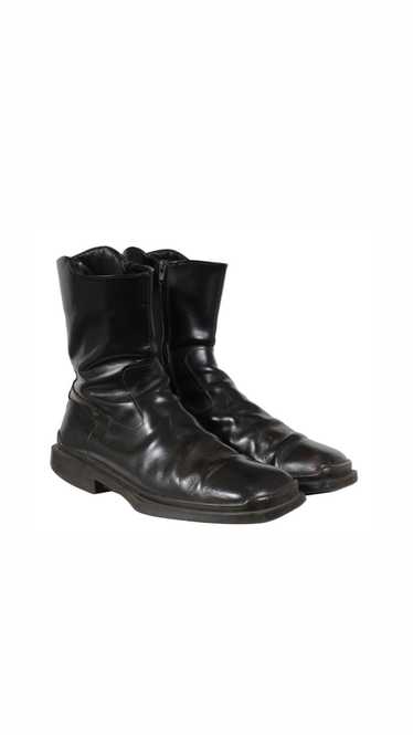 Prada 90's AW99 Vintage Square Toe Moto Boots - 02