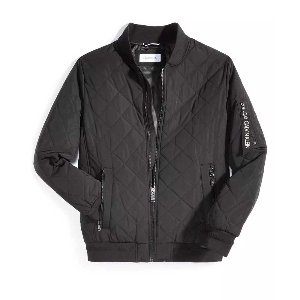 Calvin Klein Men's Quilted Baseball Bomber Jacket… - image 1