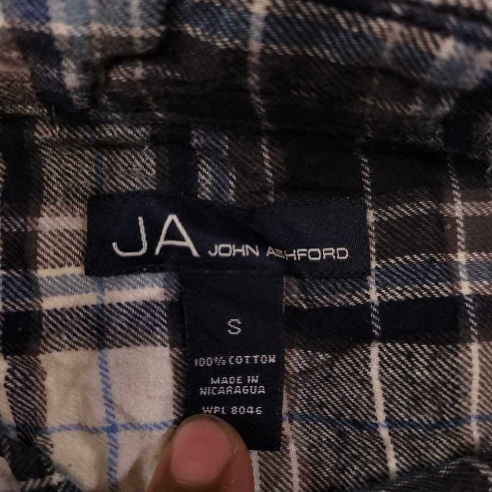 John Ashford John Ashford Tartan Flannel Shirt Me… - image 3