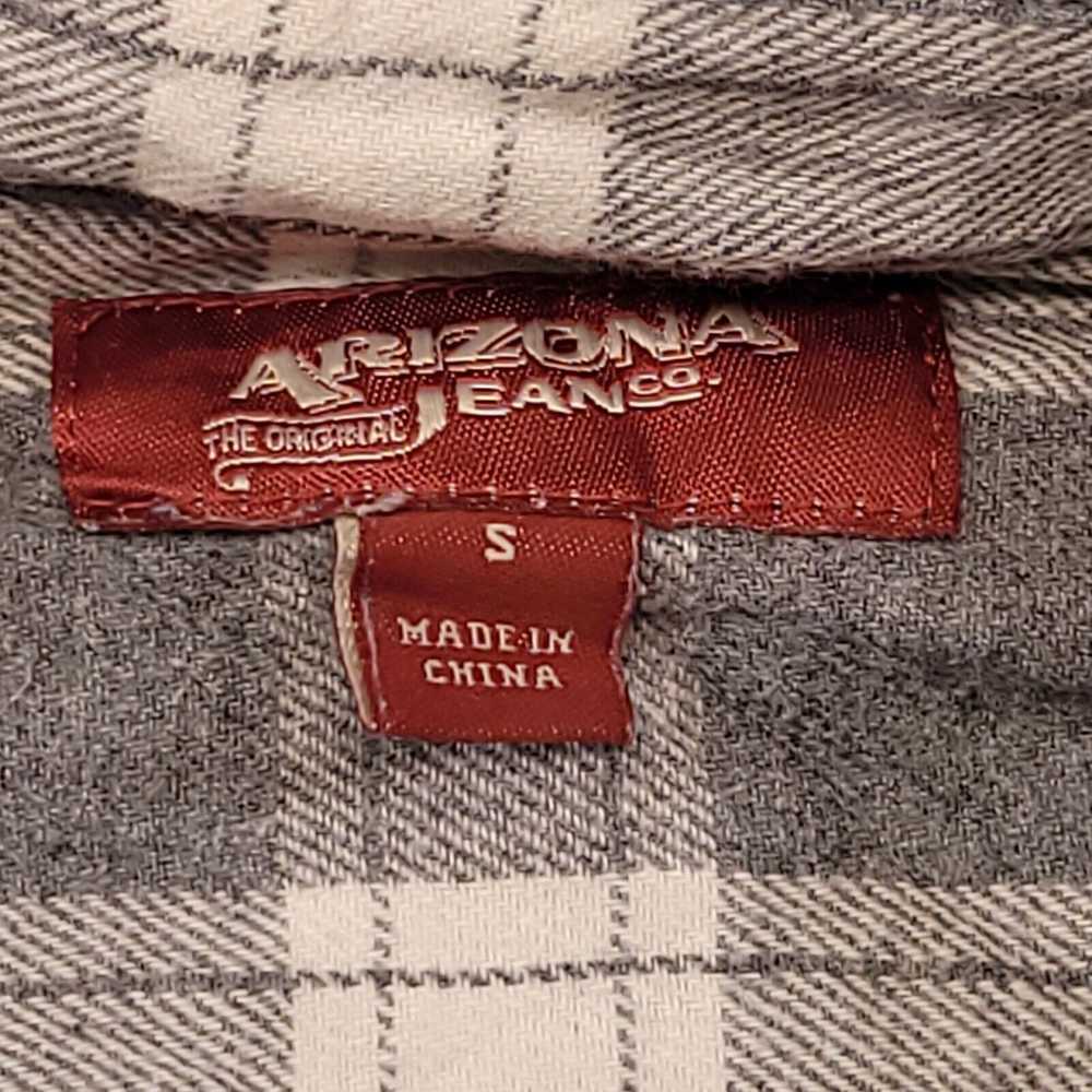 AriZona Arizona Jean Co Tartan Flannel Button Up … - image 3