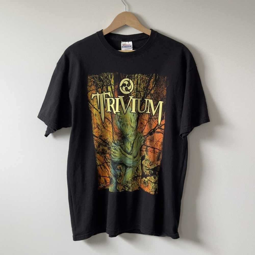 Band Tees × Vintage Y2K Trivium Heavy Metal Band … - image 1