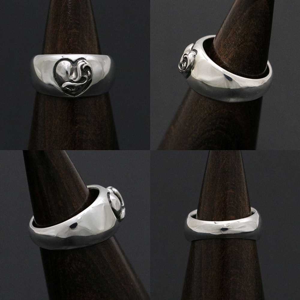 Chrome Hearts Chrome Hearts Heart in Band Ring - … - image 2