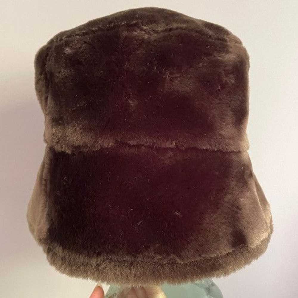 Other SUPER PLUSH Dark Chocolate Brown Faux Fur B… - image 5