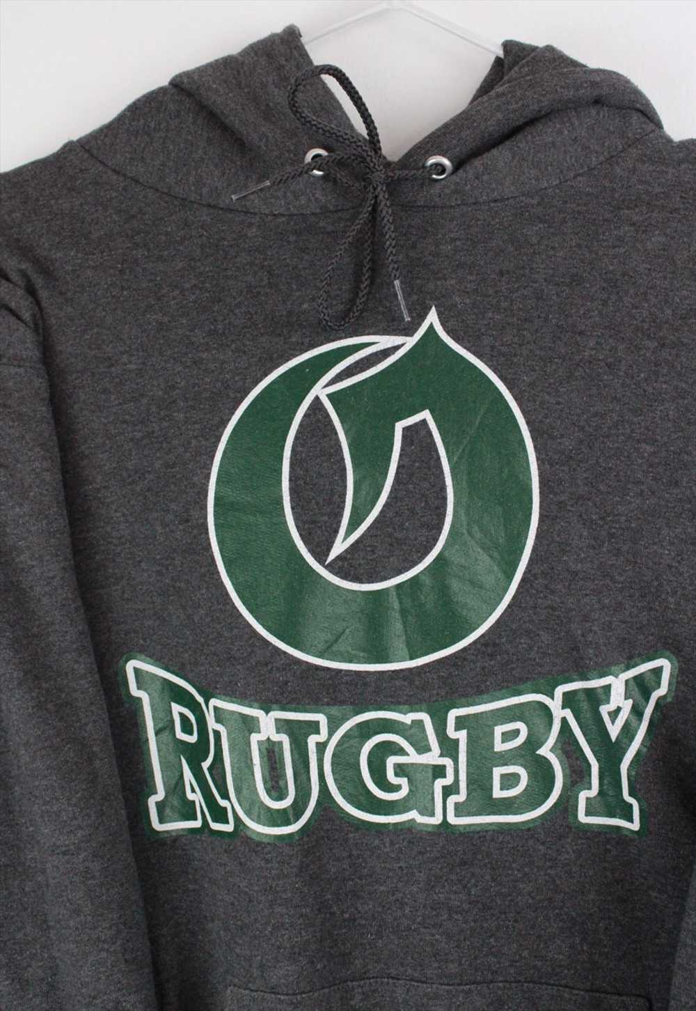 Vintage Champion ECO Rugby Grey Hoodie S - image 2