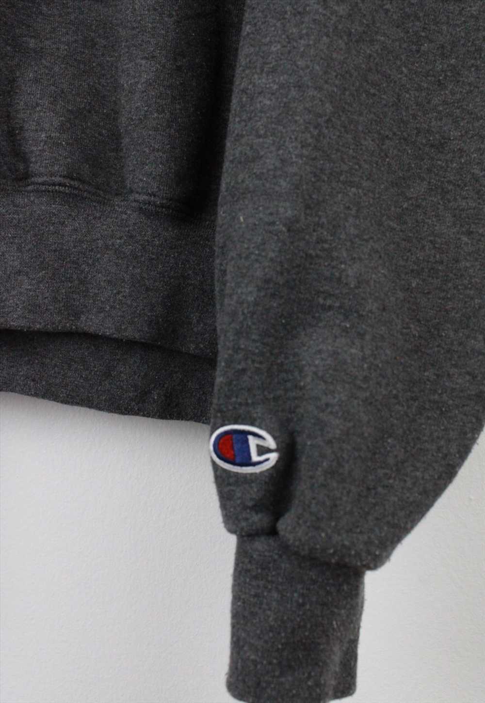 Vintage Champion ECO Rugby Grey Hoodie S - image 3