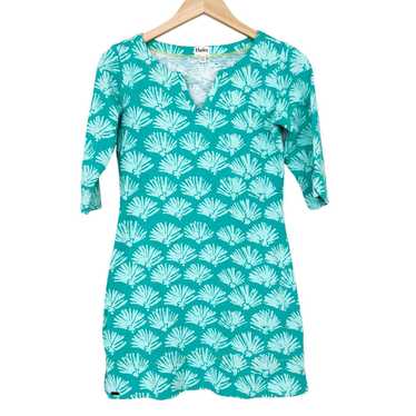 Other Hatley Batik Seashell Half Sleeve Green Dre… - image 1