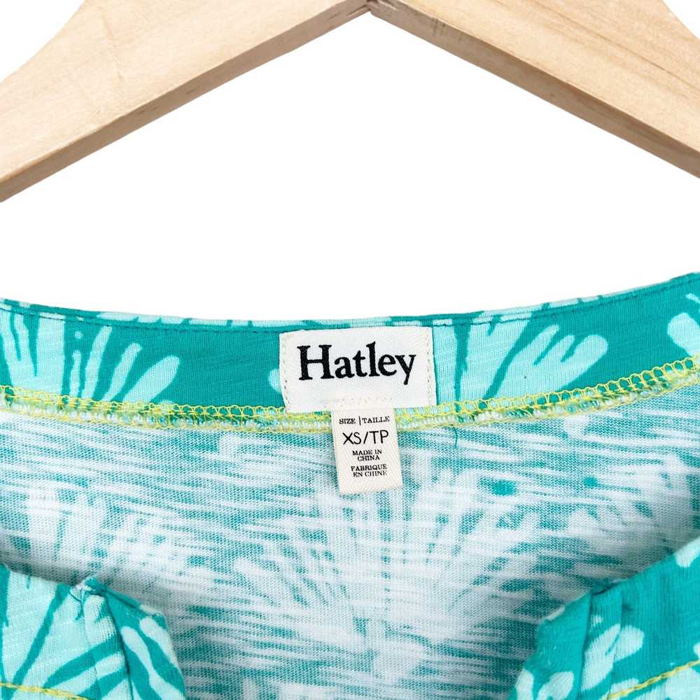 Other Hatley Batik Seashell Half Sleeve Green Dre… - image 2