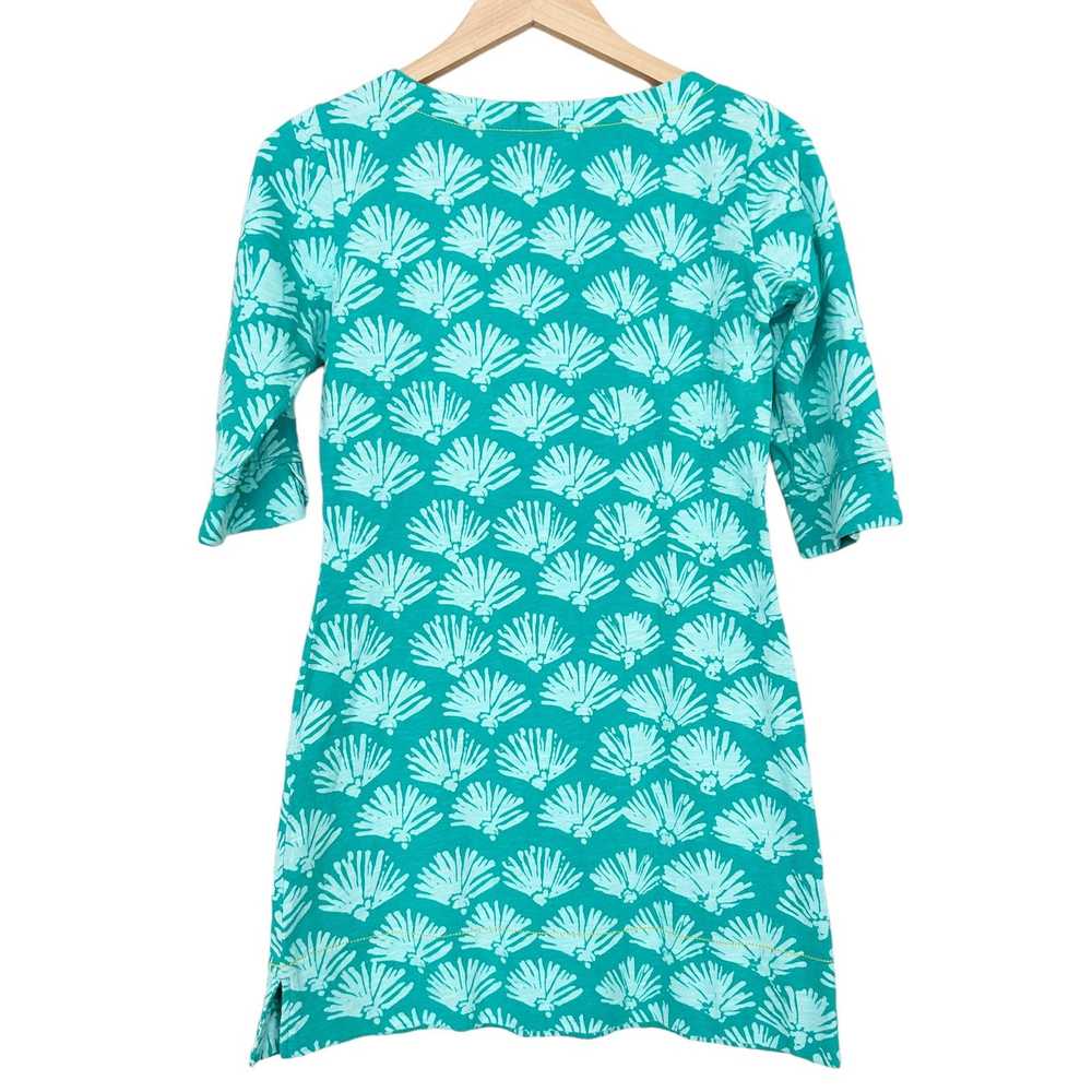 Other Hatley Batik Seashell Half Sleeve Green Dre… - image 5