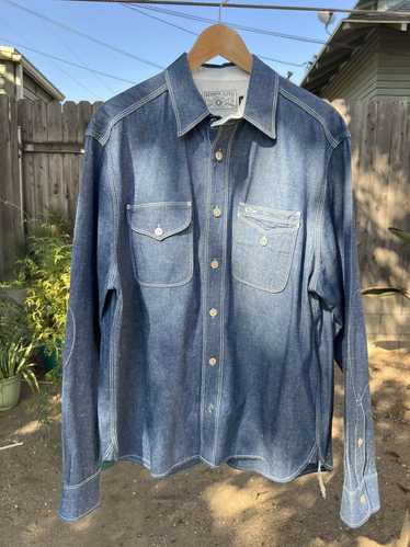 Freenote Cloth Neppy chambray work shirt