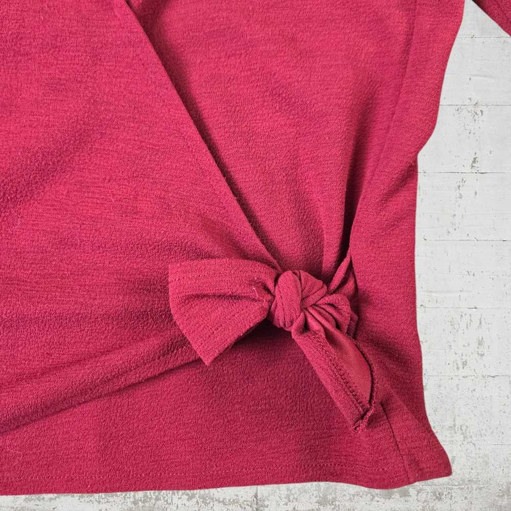 Madewell Madewell Cherry Red Cropped Womens Blous… - image 2