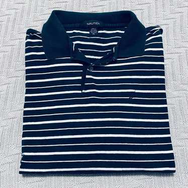 Nautica Nautica black striped polo - image 1