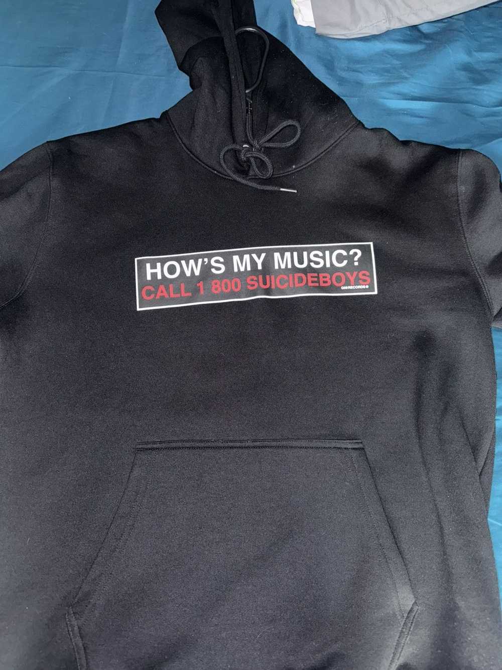 Pouya & $uicideboy$ Merch Grey 59 black hoodie - image 1