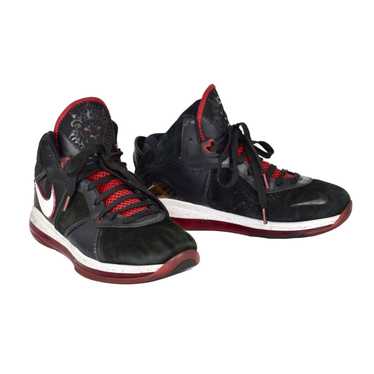 Nike B0 NIKE LEBRON 8 Bred 828 Black Red Shoes 41… - image 1