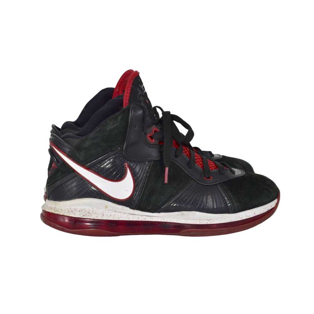 Nike B0 NIKE LEBRON 8 Bred 828 Black Red Shoes 41… - image 2