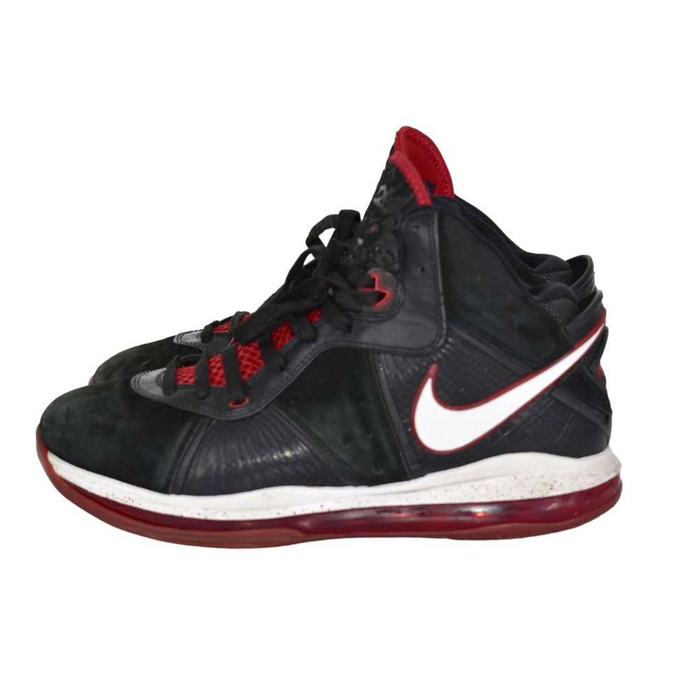 Nike B0 NIKE LEBRON 8 Bred 828 Black Red Shoes 41… - image 3