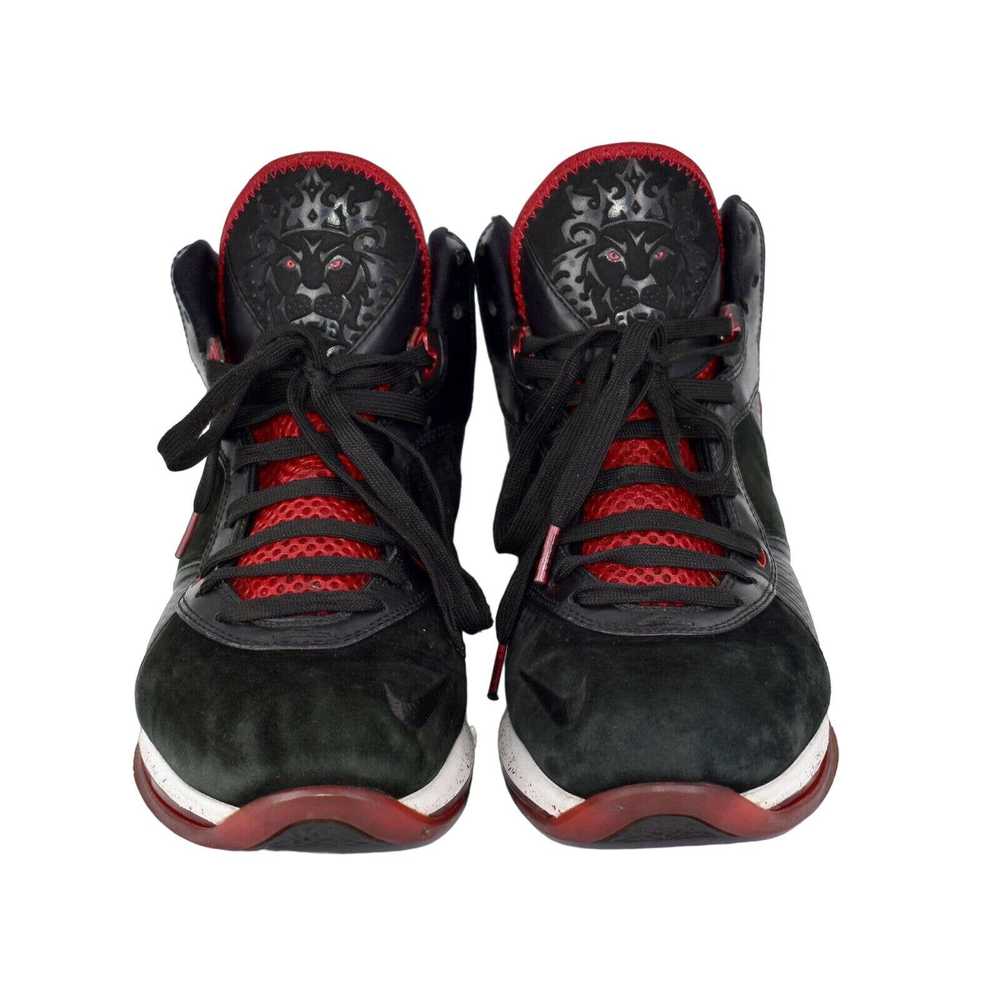 Nike B0 NIKE LEBRON 8 Bred 828 Black Red Shoes 41… - image 4