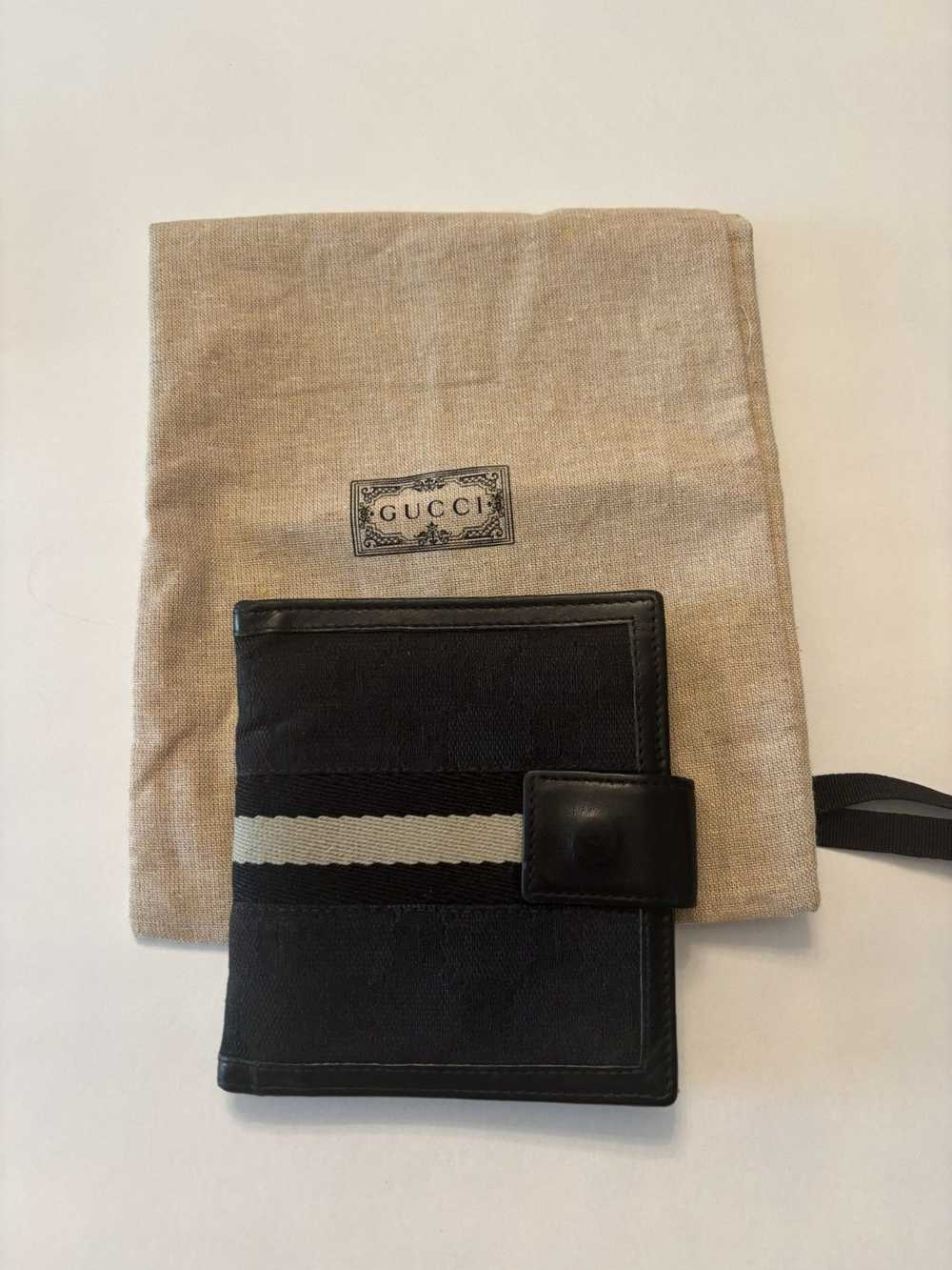 Gucci Gucci GG Canvas Black Sherry Line Trifold - image 7