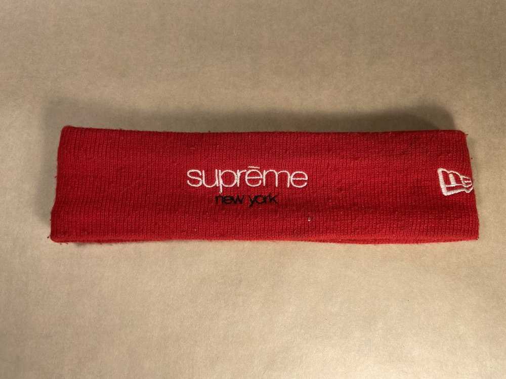 New Era × Supreme FW15 Classic Logo Headband - image 1