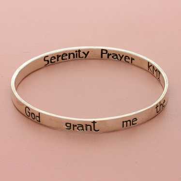 Sterling Silver sterling silver serenity prayer s… - image 1