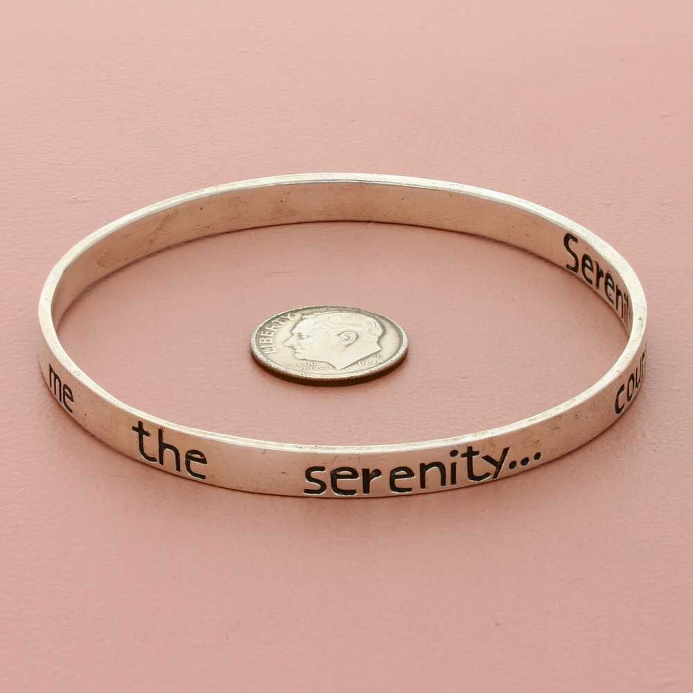 Sterling Silver sterling silver serenity prayer s… - image 2