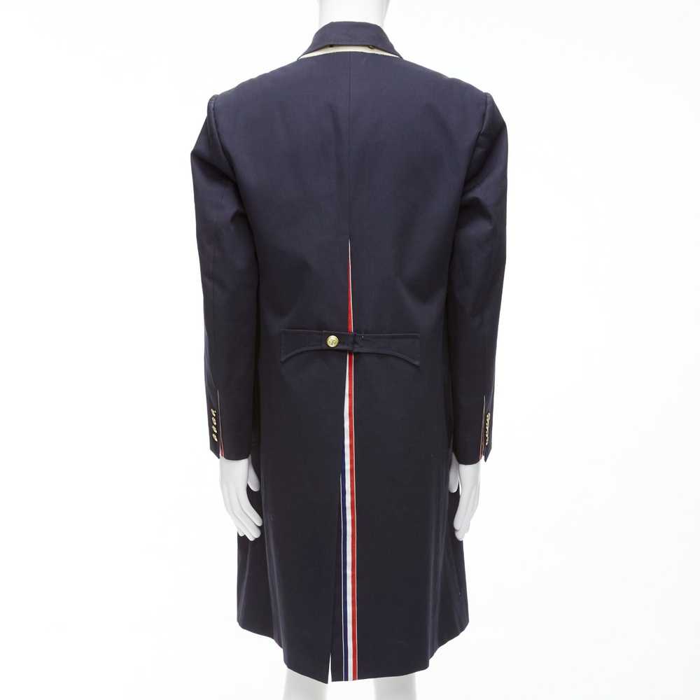 Thom Browne THOM BROWNE 2008 navy gold anchor but… - image 2