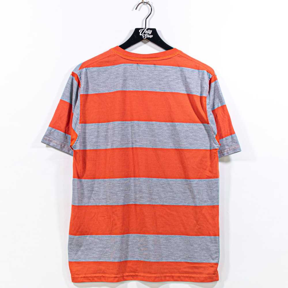 Mecca × Streetwear × Vintage MECCA Striped Henley… - image 2