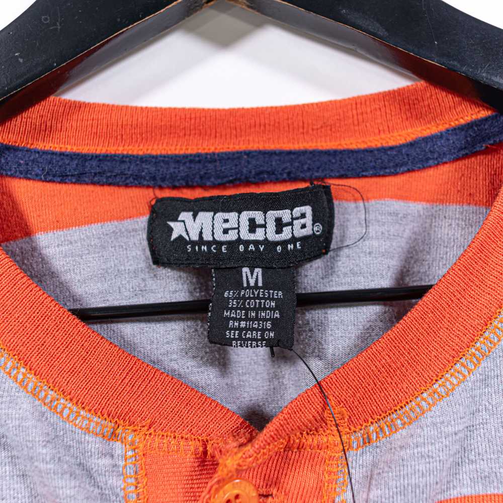 Mecca × Streetwear × Vintage MECCA Striped Henley… - image 7