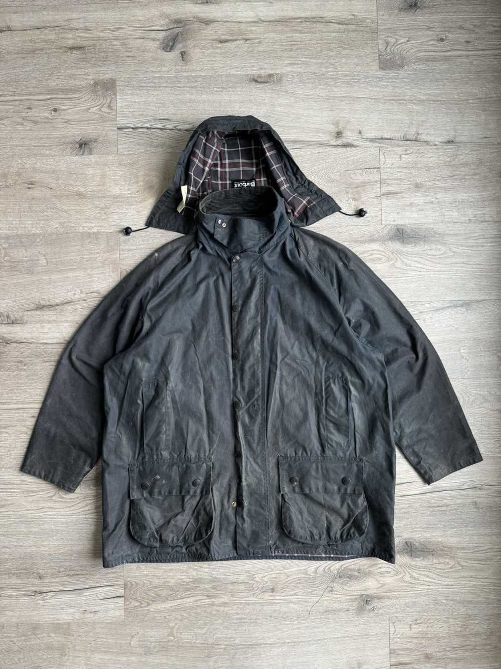 Barbour × Vintage × Waxed Barbour Beaufort Waxed … - image 3