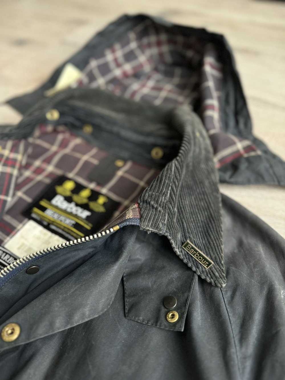 Barbour × Vintage × Waxed Barbour Beaufort Waxed … - image 6