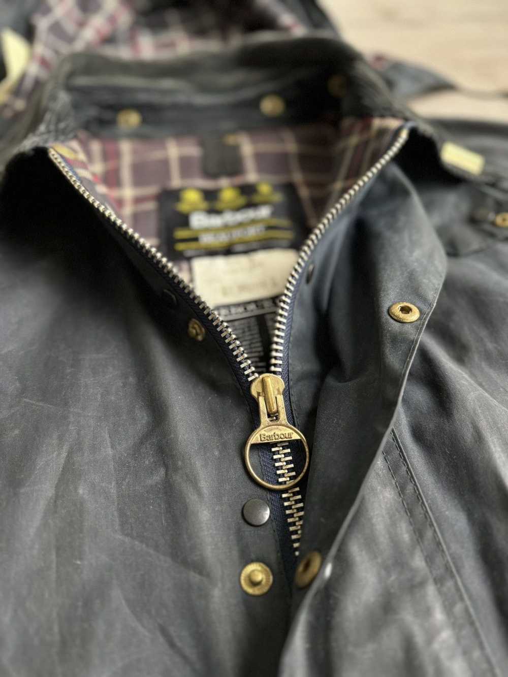 Barbour × Vintage × Waxed Barbour Beaufort Waxed … - image 8