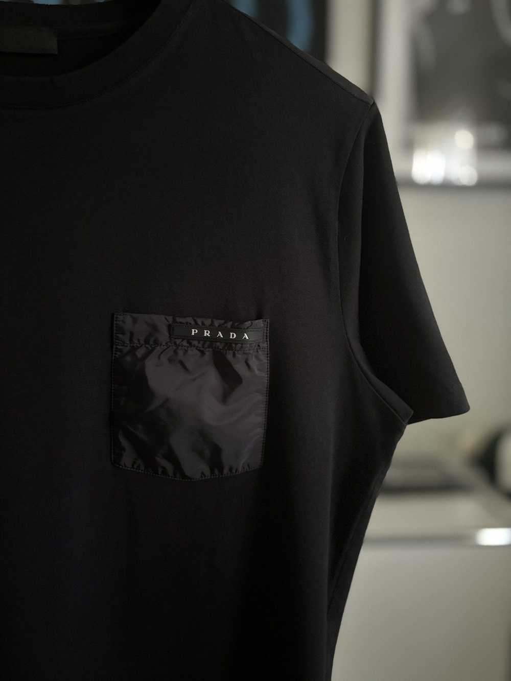 Prada PRADA NYLON LOGO TEE - image 3