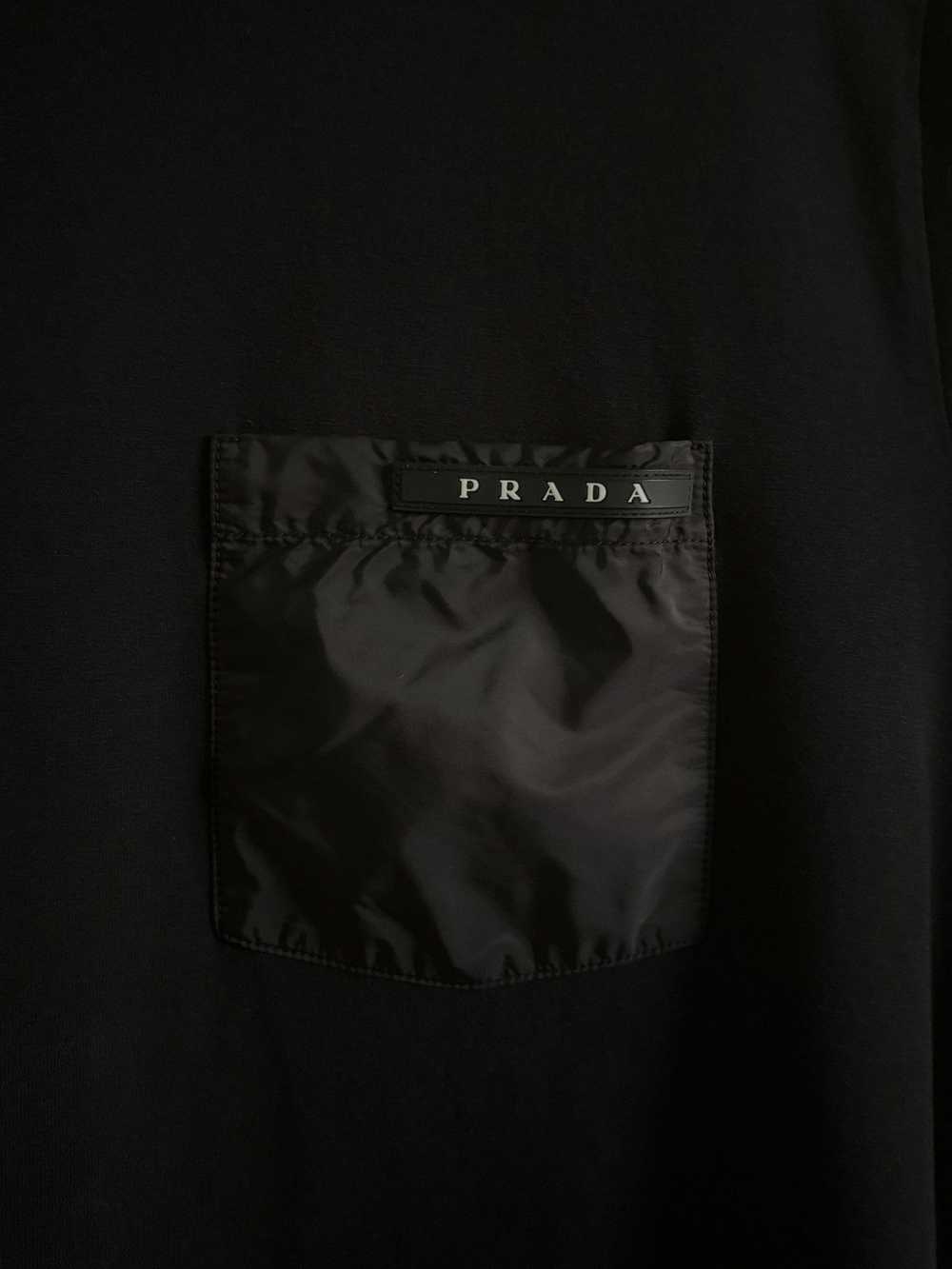 Prada PRADA NYLON LOGO TEE - image 6