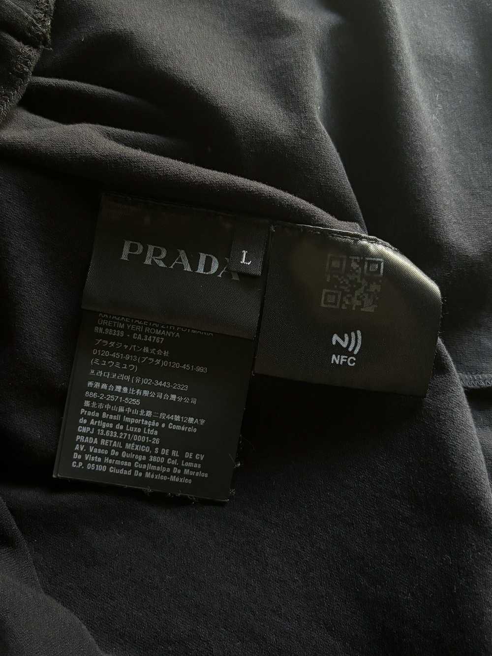 Prada PRADA NYLON LOGO TEE - image 7