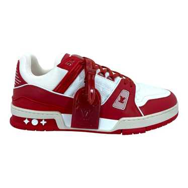 Louis Vuitton LV Trainer Low Red White - image 1