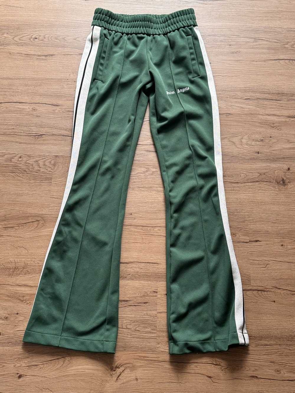 Palm Angels Palm angels flared track suit pants - image 1