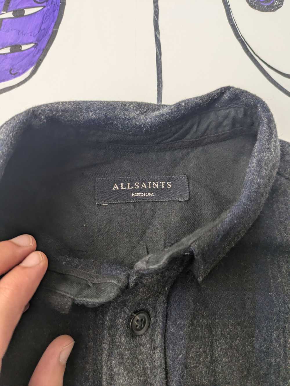 Allsaints × Avant Garde × Flannel Allsaints wool … - image 4