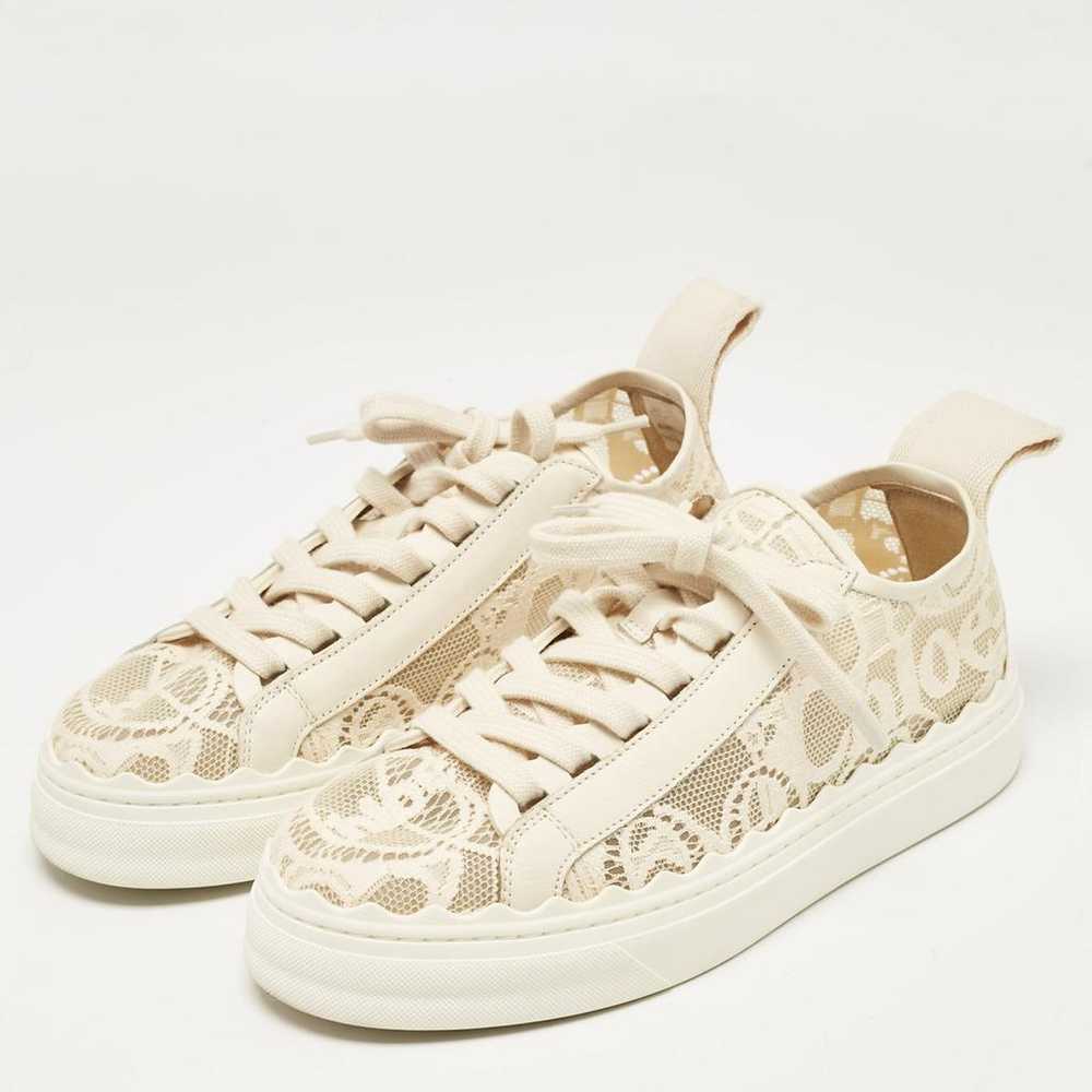 Chloé Leather trainers - image 2