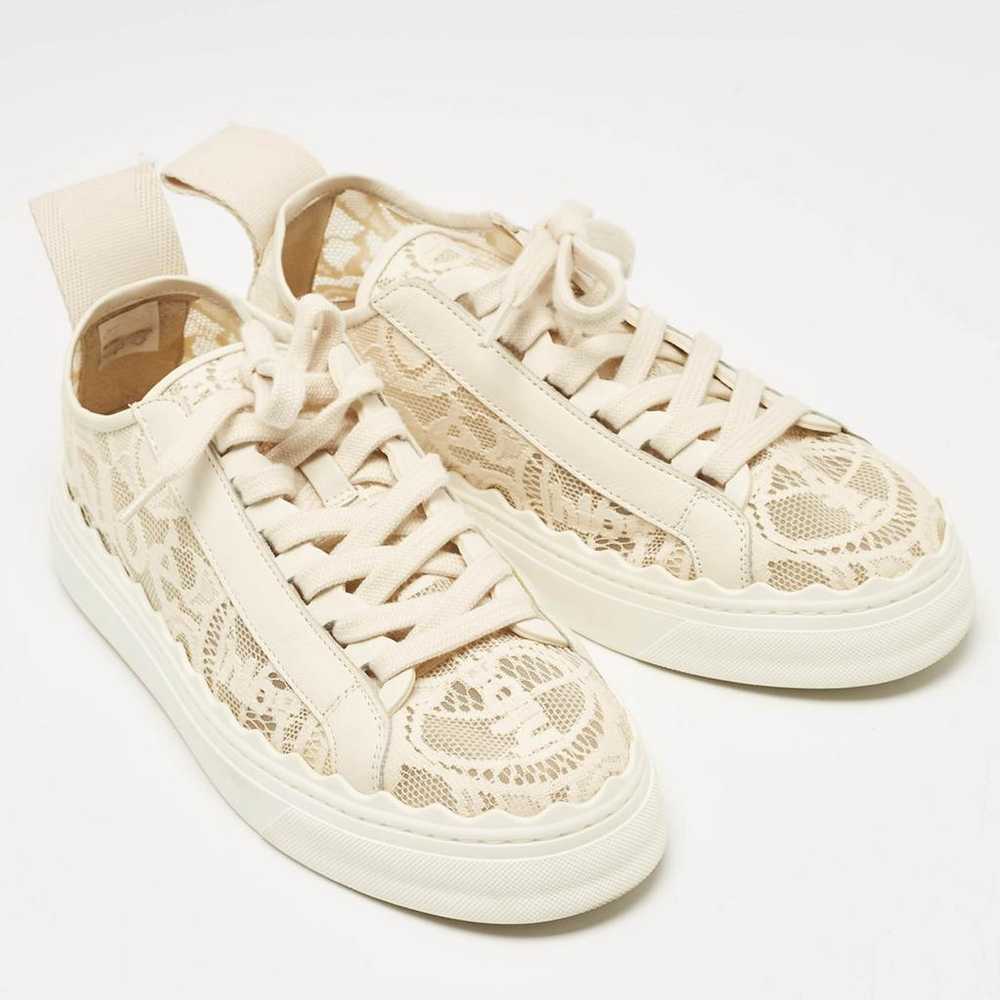 Chloé Leather trainers - image 3